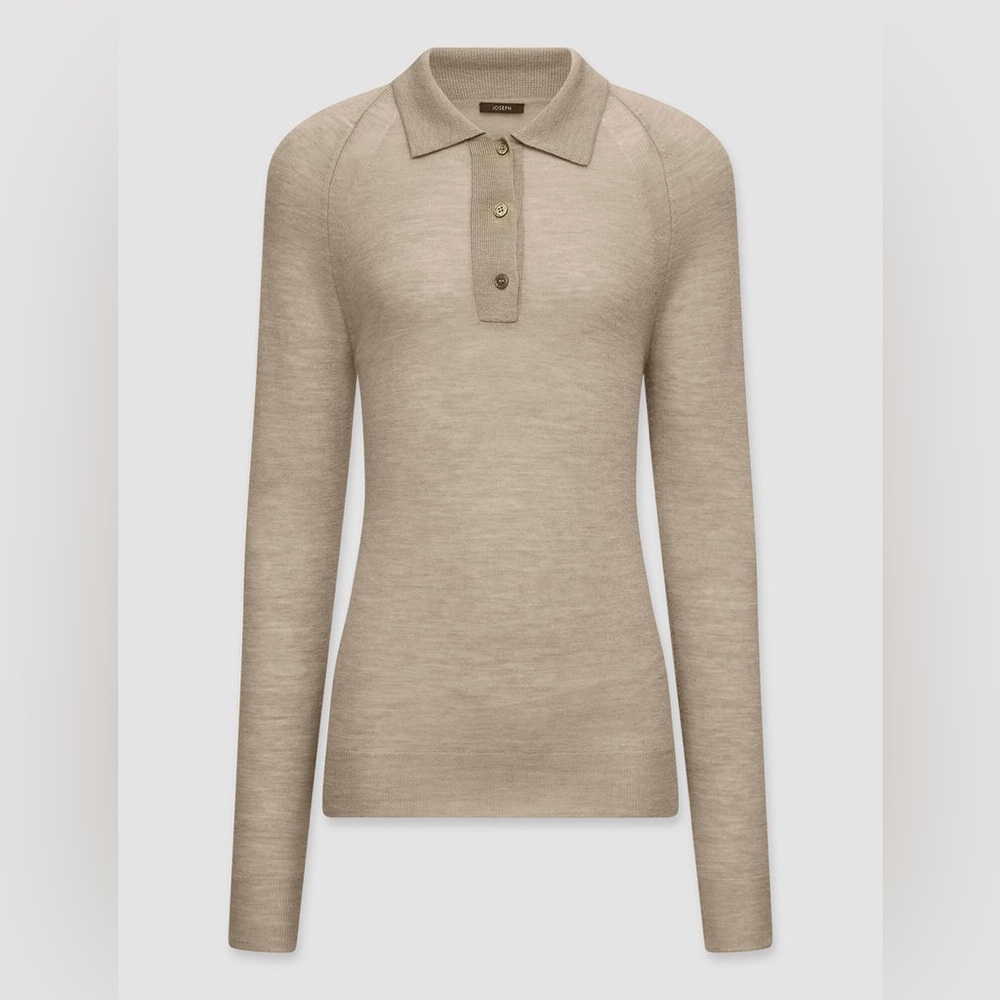 NEW: Joseph Cashair Polo Neck Jumper 100% Cashmere - US S